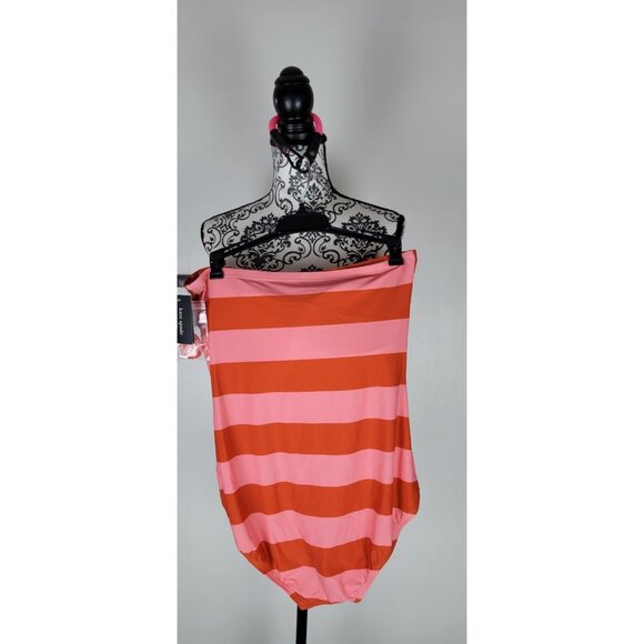 KATE SPADE One Piece Swimsuit Radiant Pink - Size Large New With Tags - Picture 3 of 6